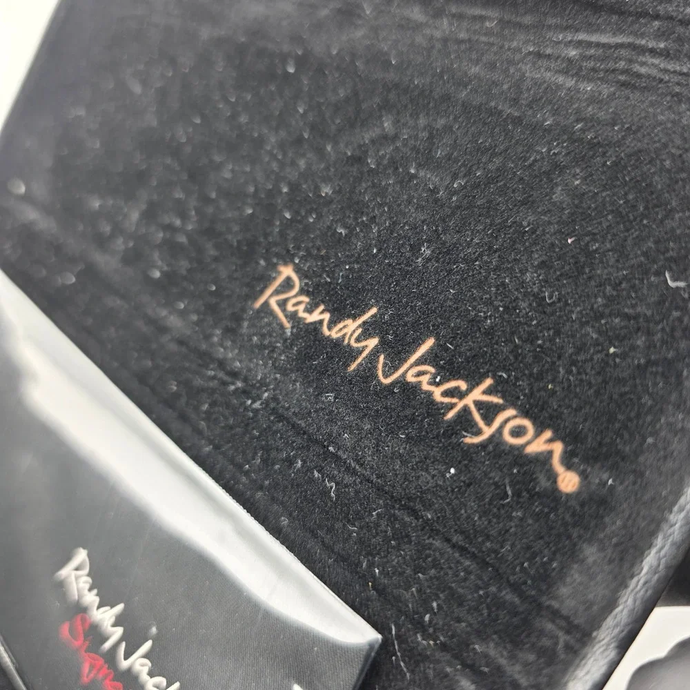 Randy Jackson Eyewear Case Triangular Collapsible Black GOOD Protective Travel